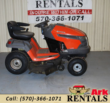 Lawn Mower - Riding Husqvarna Tractor 42 Inch Deck for rent.