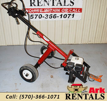 Towable Post Hole Digger for rent.