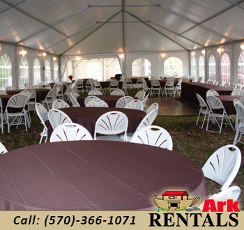 Tent Accessories for rent.